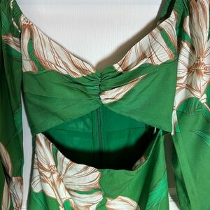 Misa Los Angeles Vibrant Green Dress